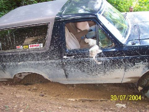 1995 Ford Bronco - Dang is he stuck??