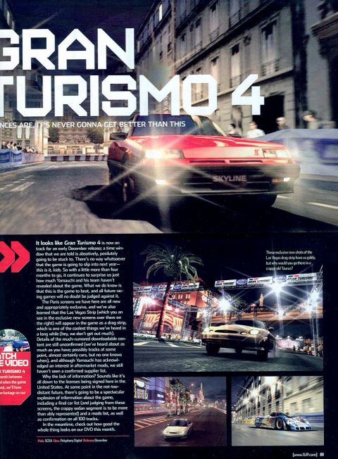 1999 Ford Taurus - This is a magazine page screenshots from the video game Gran Turismo 4, not a photo of a real car.