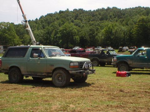1989 Ford Bronco - At camp.