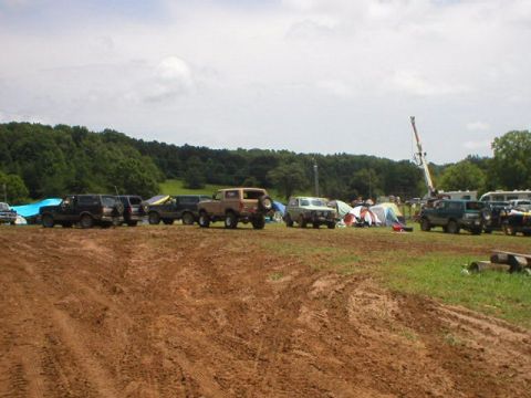 1989 Ford Bronco - More Bronocs at camp.