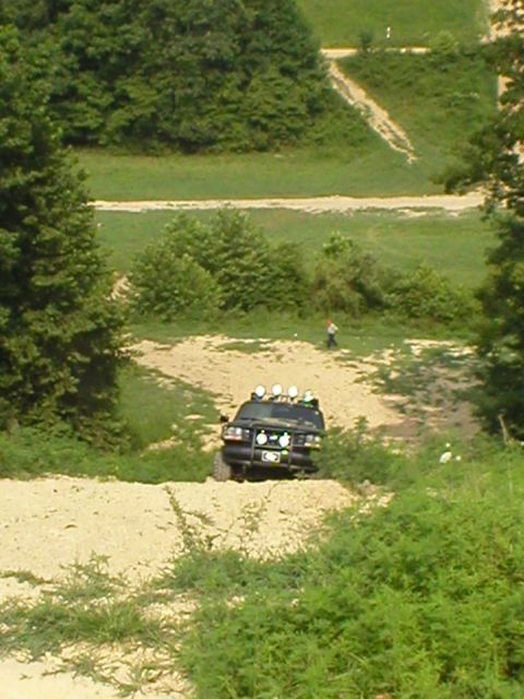 1986 Ford Bronco - Mark making the same climb as Doc looks on from the bottom