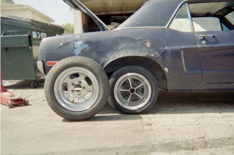 1968 Ford Mustang - What a diff.