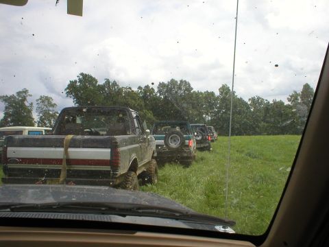 1986 Ford Bronco - Jus look at all the rigs that wanted to come out and play. Even Bronco Driver Mag!