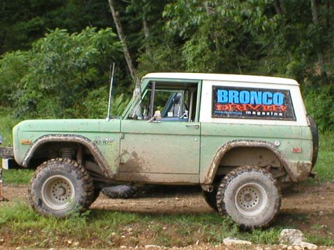1986 Ford Bronco - Nice shot of one of the Bronco Driver Mag's EB rigs
