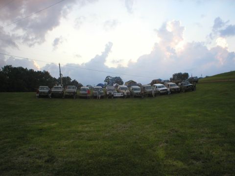 1986 Ford Bronco - Everyone standing with there rig. From Left to RIght. Dave, Kevin,Dale,Ken, Spade (sorry can't remember his name) and his wfe,Daniel and I,…
