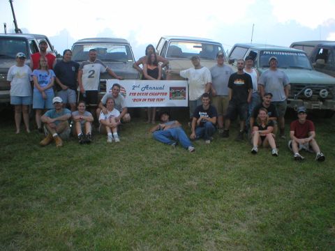 1986 Ford Bronco - Close up of the Dixie Chapter.. Great bunch of folks