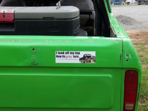 1978 Ford Bronco - FSB stickers