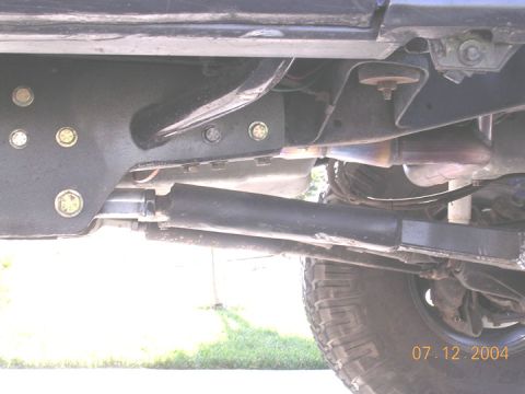 1994 Ford Bronco - Bent the new arm on thw wristed side on the Fordyce Creek trail in July.