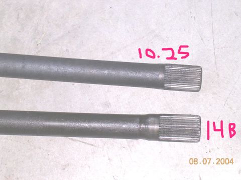 1994 Ford Bronco - ford 10.25 on top, 14 bolt on bottom