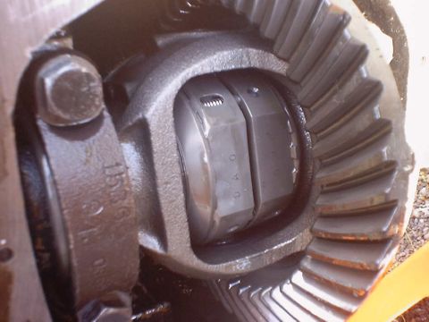 1988 Ford Bronco - This photo shows the internal components of a vehicle's differential, not the exterior of a 1988 Ford Bronco.