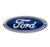 1989 Ford Bronco - A close-up of the iconic Ford oval logo emblem.