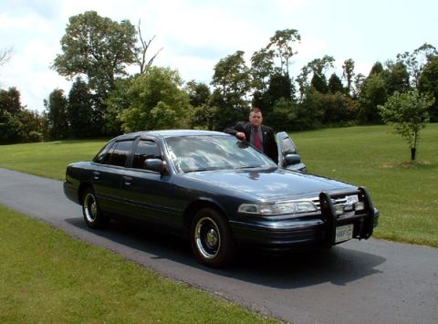 1996 Ford Crown Victoria - Me and my 96. I've blacked out the exterior chrome (minus the grill and wheels) and tinted the windows.