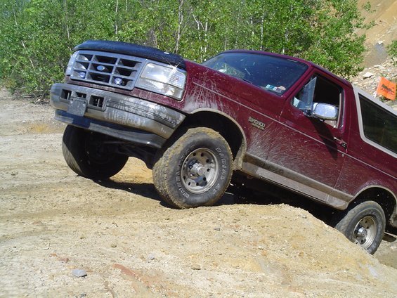 Vince climbing with the stocker