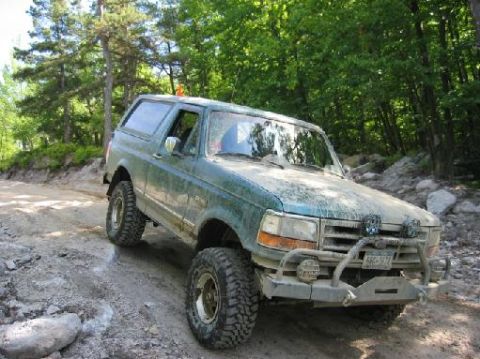 1995 Ford Bronco - Dave posing some more.