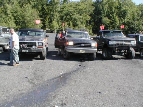 1995 Ford Bronco - Partial group shot