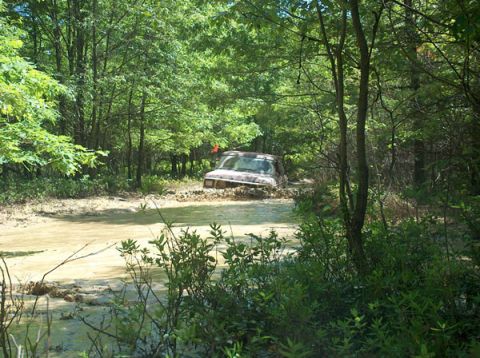 1995 Ford Bronco - Will in the jughandle. he stalled out.