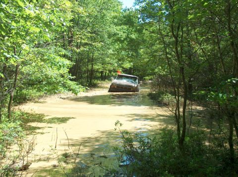 1995 Ford Bronco - My feet WERE dry!
