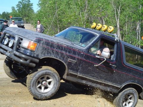 1995 Ford Bronco - Keith climbing