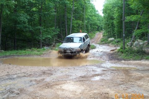 1995 Ford Bronco - Dave dipping in