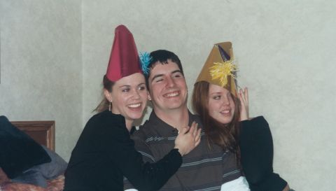 1995 Nissan Frontier - Rachael, me, Kristen