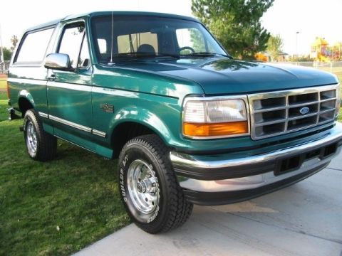 1996 Ford Bronco - This 1996 Ford Bronco is a full-size SUV with a distinctive body style.