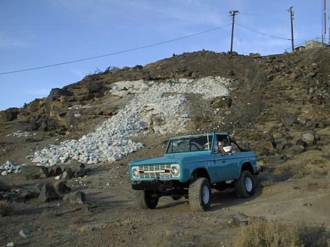 1996 Ford Bronco - At the Fallon "Big F" on Rattlesnake Hill