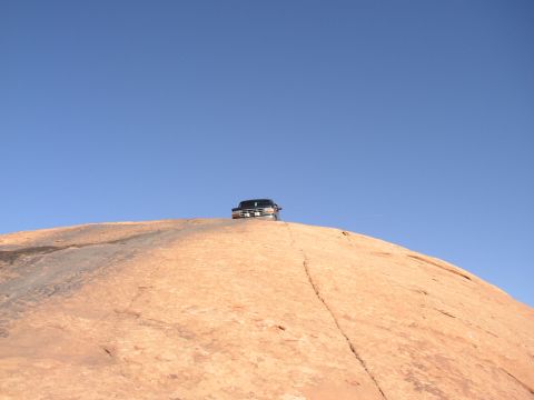 1996 Ford Bronco - Fooling around on the "Baby" Lions back, May 2003