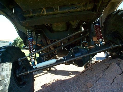 1994 Ford Bronco - Modified suspension and drivetrain components are visible on this off-road vehicle.