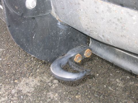 1994 Ford Bronco - Hook mounted to frame brace