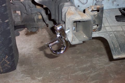 1992 Ford Bronco - During the tow hook install
