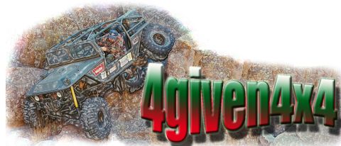 1995 Ford Bronco - A heavily modified off-road vehicle navigates a challenging rocky incline.