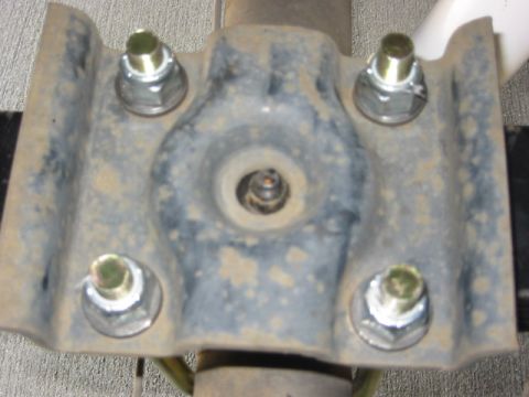 1996 Ford Bronco - Top of right rear spring attach points