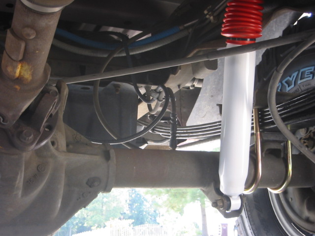 Inside left rear looking back
