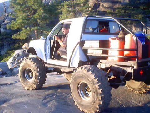 1976 Ford F-100 - Here we are being abandoned on the trail as one of our vehicles runs back to town for parts.