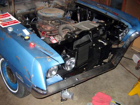 1971 Ford Ranchero - Here is an overall front view. I am almost ready to take it on it's maiden 6cyl cruise around the 'hood'.