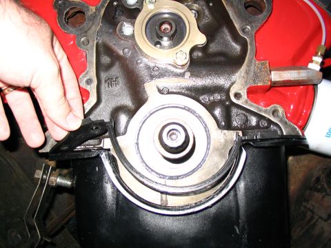 1984 Ford Bronco - one piece oil pan gasket