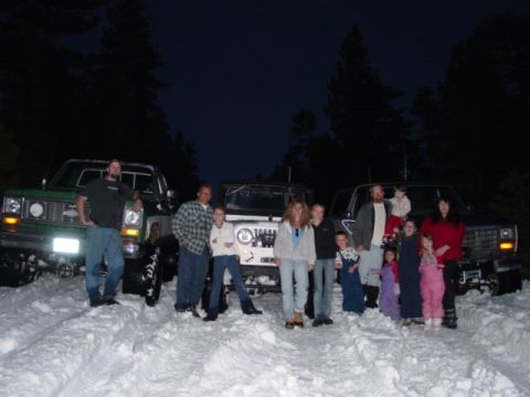 1986 Ford Bronco - night run with friends and family