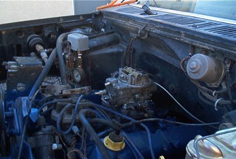 1986 Ford Bronco - Carb installed