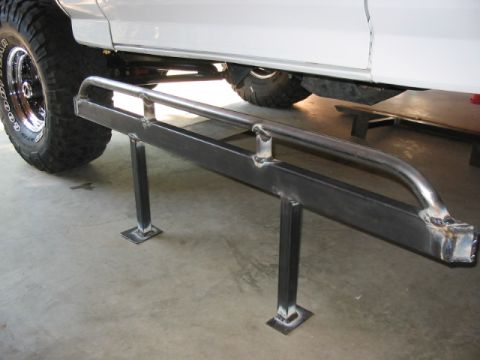 1995 Ford Bronco - Unfinished slider. going to start by jacking it up into position under vehicle to test fit.