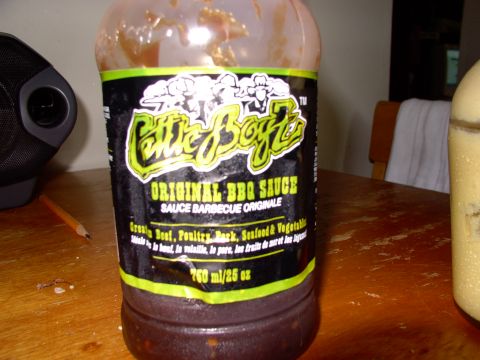 1986 Ford Bronco - #1 ingredient: Cattleboys BBQ sauce, made only in Alberta Canada. Put it right into the bowl you mix the patties up in. It holds the meat t…