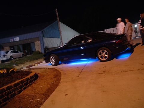 1994 Ford Probe - Showing off the neons at Adrenaline Open Shop Aug 14 '04