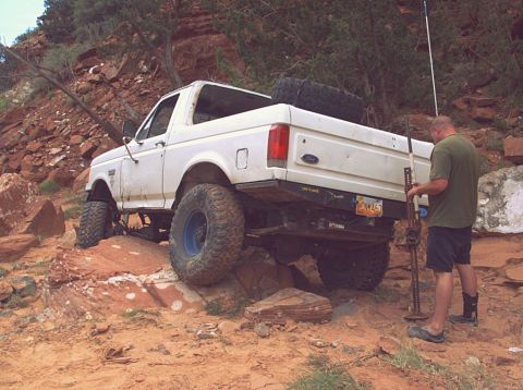 1987 Ford Bronco - you know what i really love about the 10.25? the diff is so huge that it hits about everything i drive over and frequently gets me hung up…