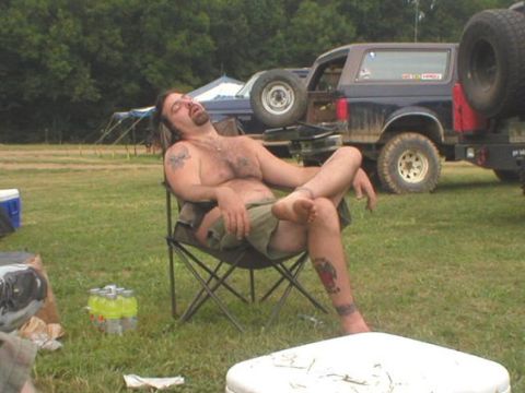 1994 Ford Bronco - WAAAYY too much to drink the night before.....