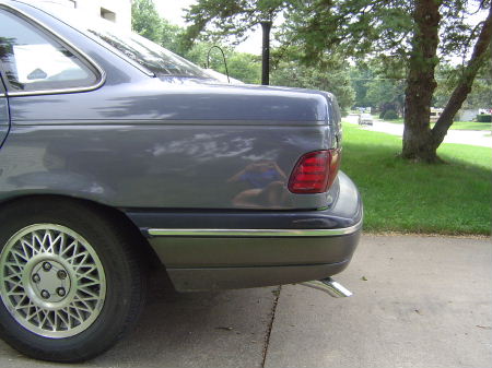 1991 Ford Taurus - A shot of my Chrome Exhaust Tip.