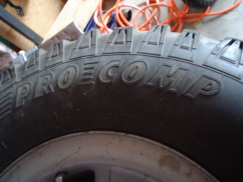 1993 Ford Bronco - This image shows the tread of a "PRO COMP" tire, not a 1993 Ford Bronco.
