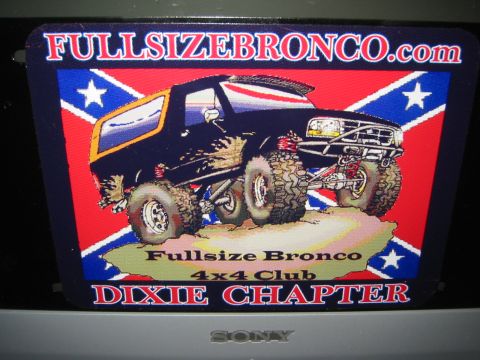 1995 Ford Bronco - dixie chapter tag by shane aka blaze @ fsb.com