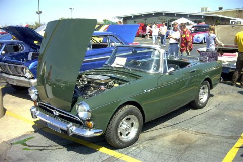 1967 Ford LTD - How about one of these? Imagine a car with the weight of an MG with the power of a V-8 Mustang... The 1965 Sunbeam Tiger. Powered by Ford.