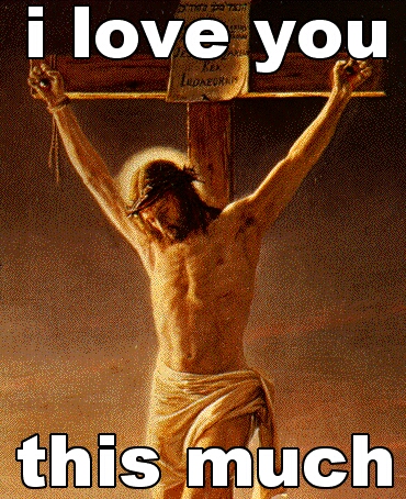 1978 Ford Bronco - Jesus on the cross with text overlay "i love you this much" and a watermark.