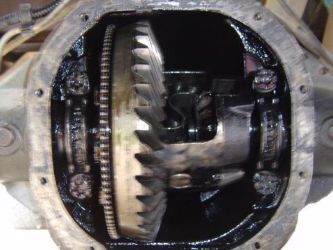 1996 Ford Bronco - The pumpkin, and its blurry... Dont know if you can see, but the inner gears are all chewed up... :-(