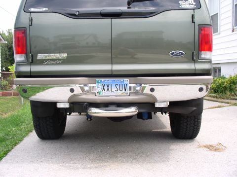 2000 Ford Excursion - aux. back up lights 55 watts bully bar chrome hitch step